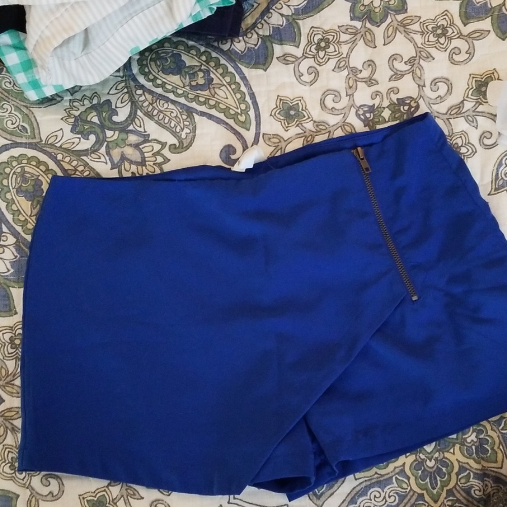 Royal blue skort